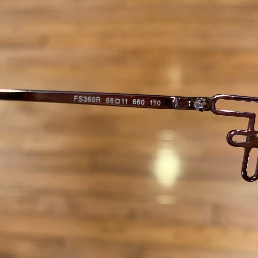 Fendi Dark Mauve Gradient Aviator Sunglasses - image 4